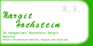 margit hochstein business card